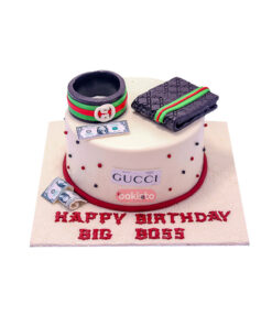 Gucci Theme Birthday Cake