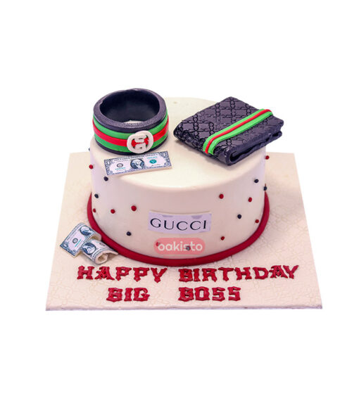 Gucci Theme Birthday Cake