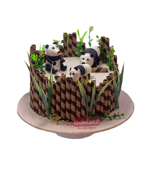 Panda Chocolate Cake