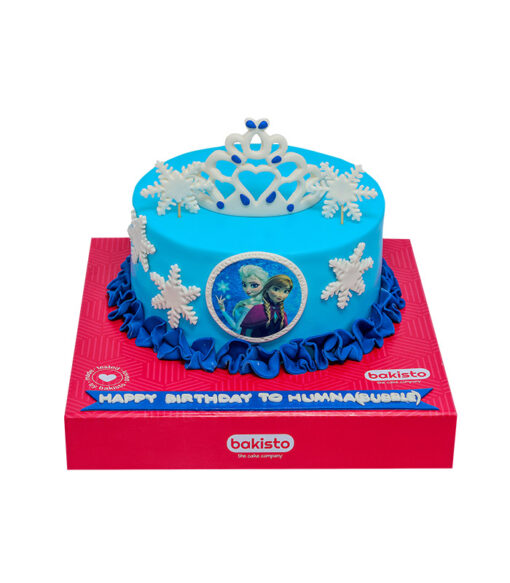 Crown Elsa Cake