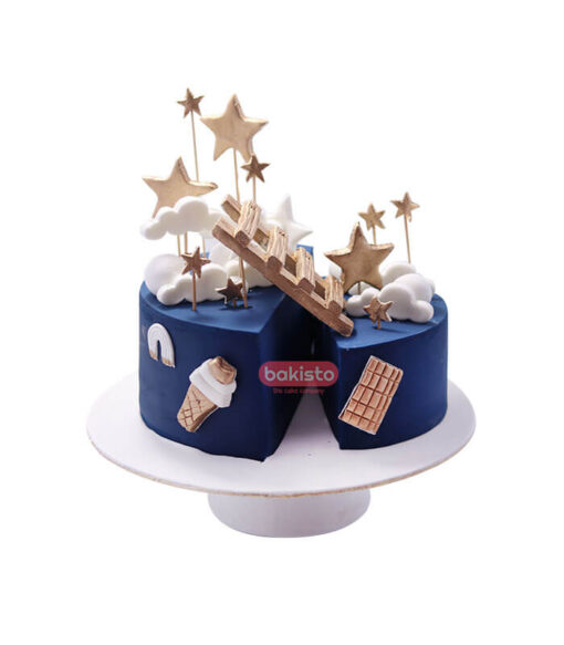 Blue Ladder Cake - Image 2