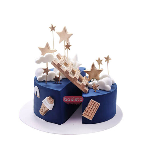 Blue Ladder Cake - Image 4