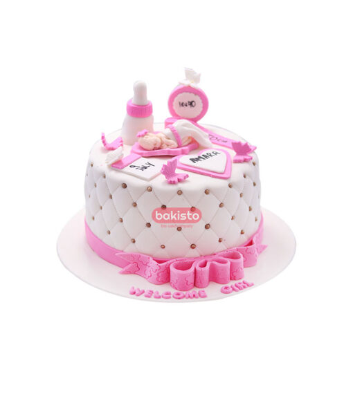 new born baby cake by bakisto