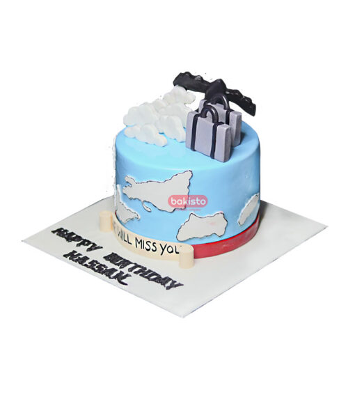 World Map Cake - Image 2