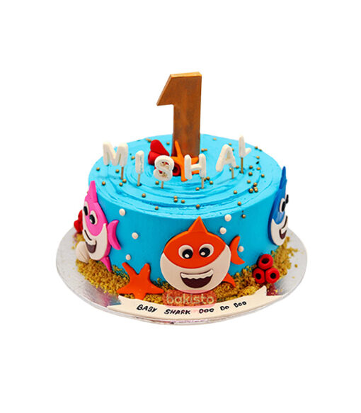 Fish Theme Birthday Cake by bakisto