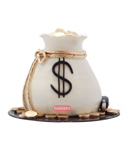 money bag cake