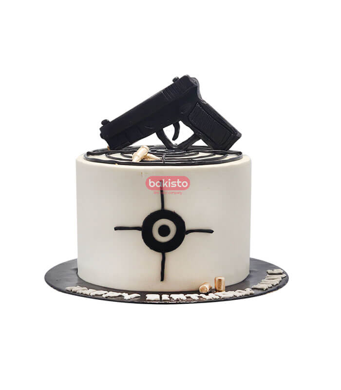 gun cake, online cake delivery in lahore