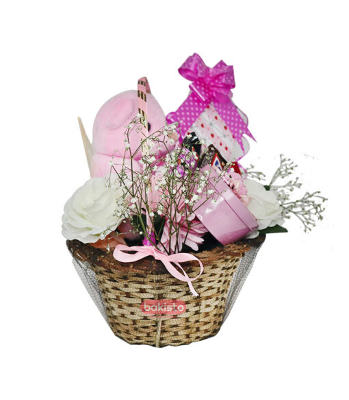 Teady Bear Basket, chocolate basket lahore, chocolate gift basket