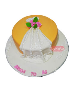Yellow Bridal Shower Cake