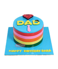 Father’s Day Multi Color Shirt Cake