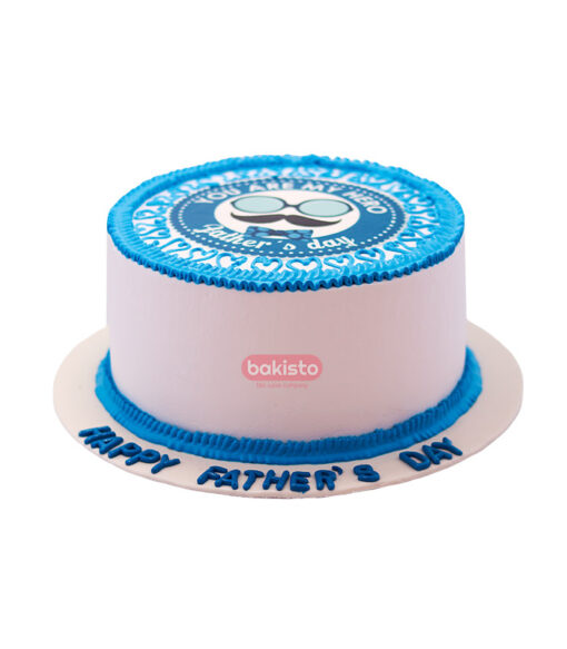 Blue Father’s Day Cake