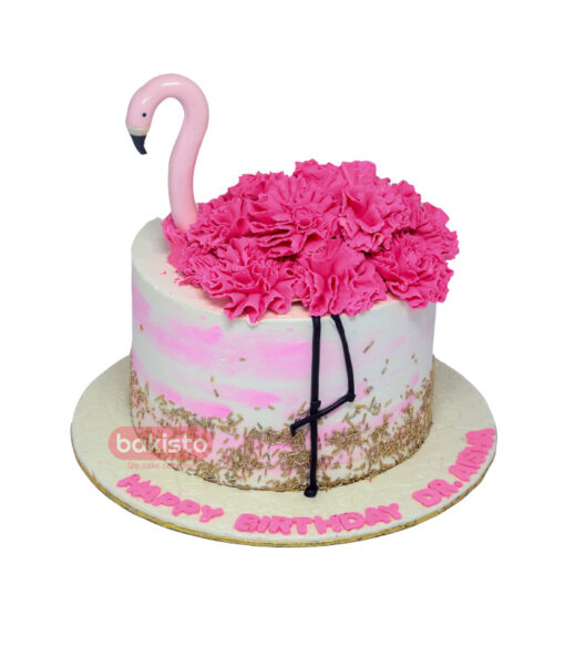 flamingo cake