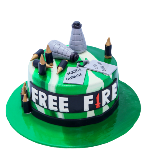 Free Fire Game Cake