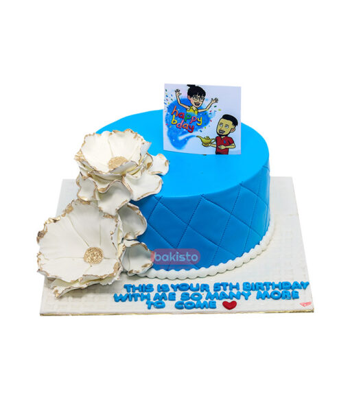 Blue Birthday Cake For Boys
