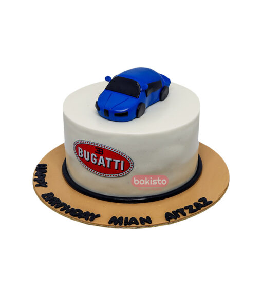 Bugatti Theme Car Cake