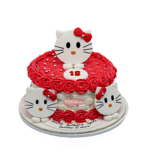 Red Kitty Cake