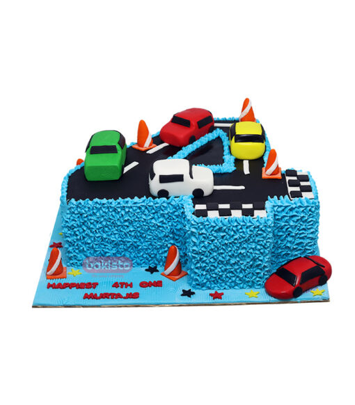 4th Digit Car Cake