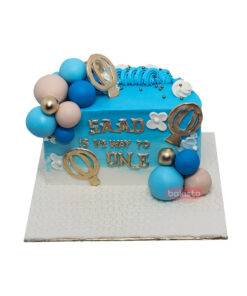 Blue Half Cake