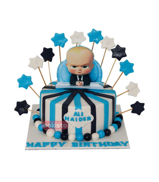 Boss Baby Stars Cake