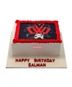 Wrestling Picture Cake