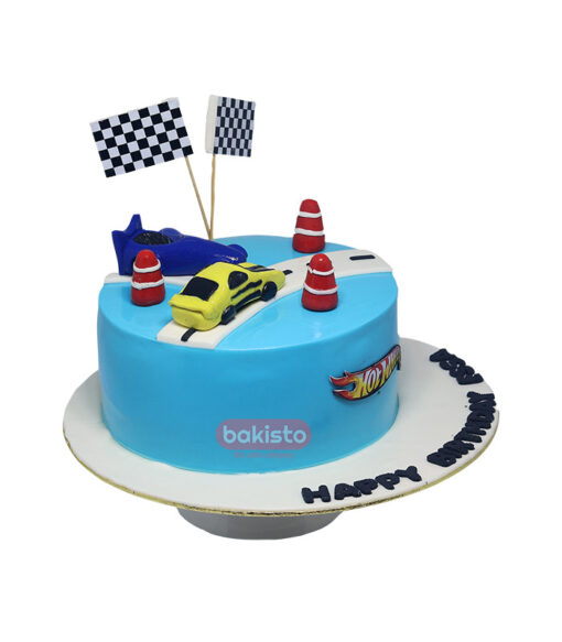 Hot Wheels Car Cake