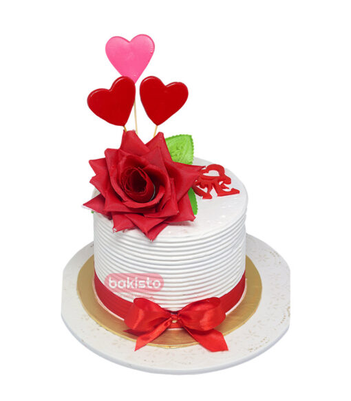 Valentines Day Heart Cake