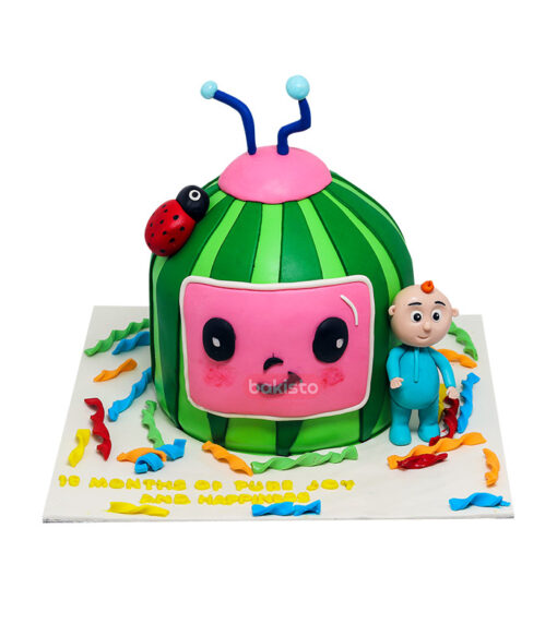 Coco Melon Cake With Character By Bakisto - The Cake Company