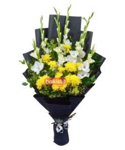 Yellow & White Imported Flowers