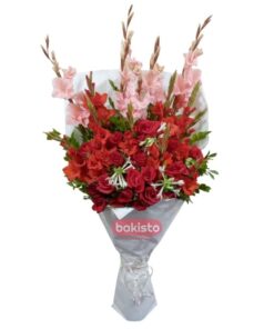 Red Gladiolus Flower