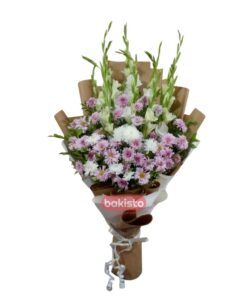 Red Gladiolus Flower