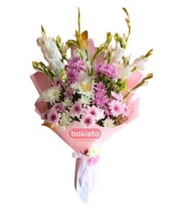 Pink & White Flower Bouquet