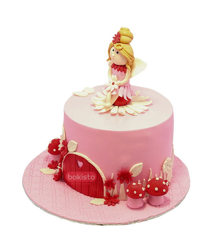 Pretty Cake Decorating Designs We've Bookmarked : Butterfly & Fairy 1st  Birthday Cake