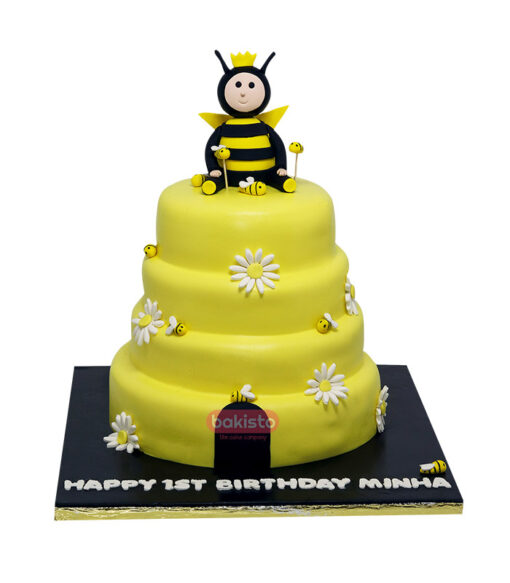 Honey Bee Cake For Girls