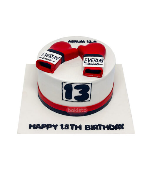 Boxing Theme Cake