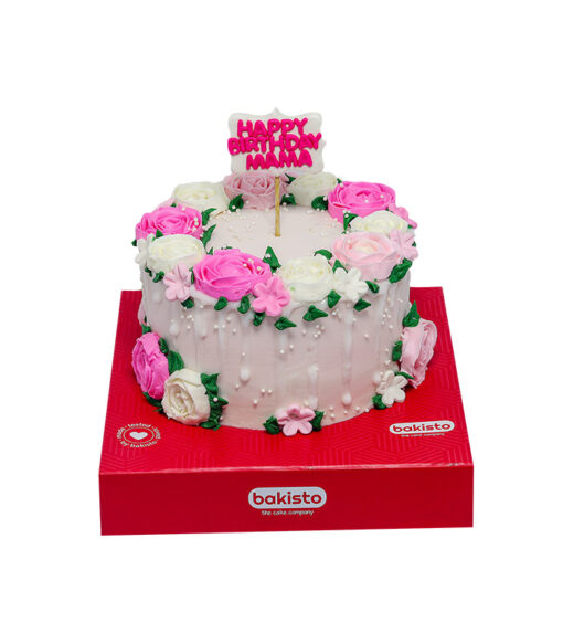 Pink White Girls Birthday Cake   IMG 2024 510x583 